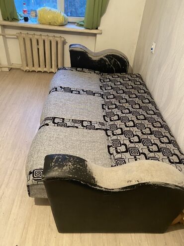 раздвижной диван кровать: Раскладной диван, Двухстворчатая, Кожзам