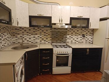 Mətbəx mebeli: (9552))*Asya* Endirim edildi. Metbex mebili. Ölçü. 4/ 1.65. Üstünde