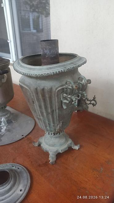 findiq ləpəsi: Qədimi samovar təmirə ehtiyacı var - Material: tökmə metal (dözümlü — 9