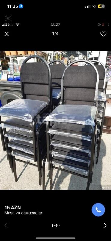 Stullar: Mətbəx üçün, Yeni, Qatlanmayan, rəng - Ağ Stul -da lalafo.az — 30 Stullar: Mətbəx üçün, Yeni, Qatlanmayan, rəng - Ağ Stul — 30