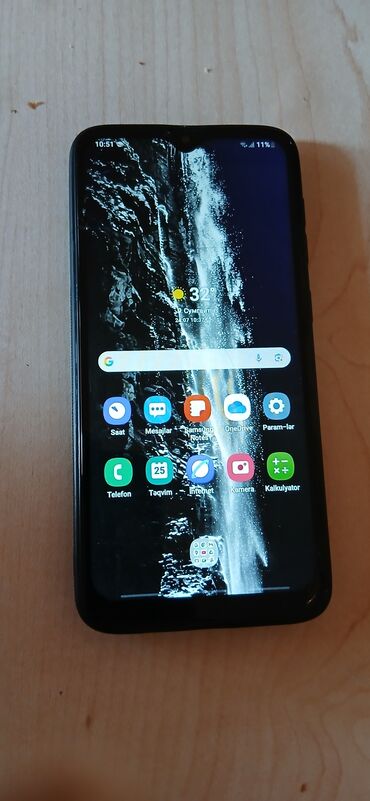 32 gb flash kart qiymeti: Samsung Galaxy A20, 32 GB, rəng - Qara, Qırıq, Sensor, Barmaq izi