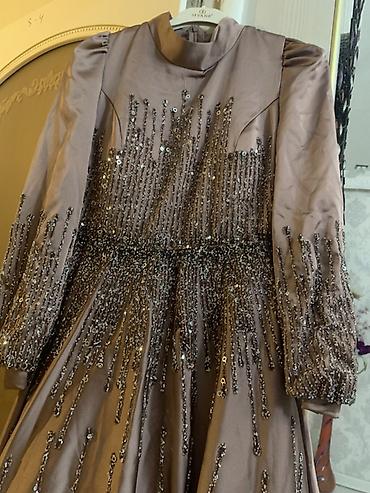 Ziyafət donları: Brend: SIVANE Ölçü: 36 Model: Uzun ziyafət donu Hicablı ve ya qapalı — 3