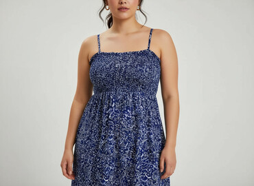 duże rozmiary sukienek wieczorowych: Janina, Women`s dress, size 4XL (EU 48)