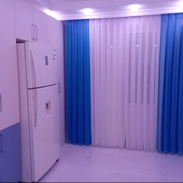 Pərdə və tüllər: Plisse (dikey qatlamalı) tül pərdələr - Model: Dikey qatlı, dalğalı — 2