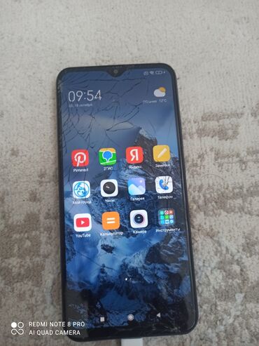 ретми 9 а: Redmi, Redmi 8A, Колдонулган, 32 ГБ, түсү - Кара, 2 SIM, eSIM