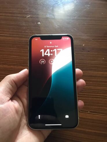 iphone ucun flash kart: IPhone 11, 64 GB, Ağ, Simsiz şarj, Face ID