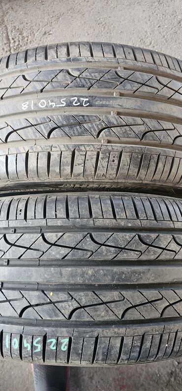 Шины: Шины 225 / 40 / R 18, Лето, Б/у, Пара, Легковые, Корея, Hankook