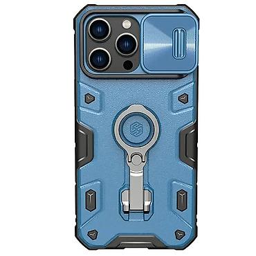 Maske i futrole za telefone: Maska Nillkin CamShield Armor Pro Magnetic za iPhone 14 Pro 6.1 plava — 2