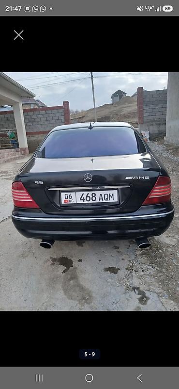 подушка двигателя мерс: Mercedes-Benz S-Class: 2001 г., 5 л, Автомат, Бензин, Седан — 5