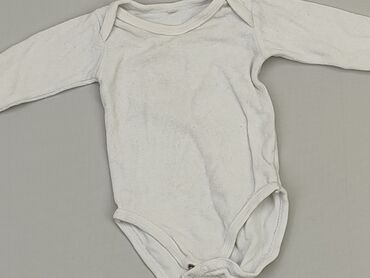 body niemowlęce białe z kołnierzykiem: Body, 0-3 m, 
stan - Zadowalający