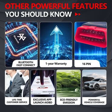 Alati za automobile: Novo - Launch AIOBD Bluetooth OBD2 Auto Dijagnostika Launch AIOBD — 5