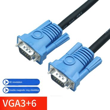 компьютерные комплектующие: Кабель 1.5м VGA 3+6 Cable art 2230 цена 350 с Кабель 3м VGA 3+6 Cable