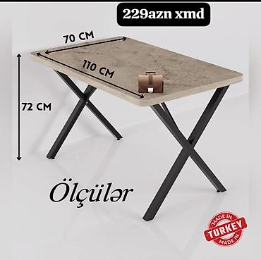 flex tape traka: Türkiyədə istehsal olunmuş masa - Ölçülər: 110 x 70 x 72 sm - Üst — 1