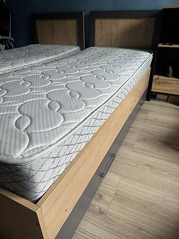 bunk bed: Односпальная кровать, Б/у, С матрасом, длина - 203 см — 3