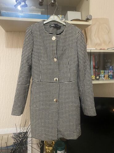 zara maslinasto zelena haljina: Zara, XS (EU 34), Plaid, With lining