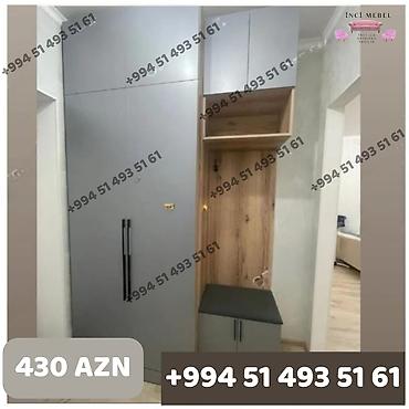 Dəhliz dolabları: Yeni, 2 qapılı, Boz, Açılan, Düz dolab — 1