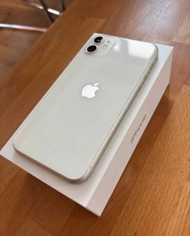 iphone 11 qiymeti ucuz: IPhone 11, 128 GB, Ağ, Zəmanət, Face ID, Sənədlərlə
