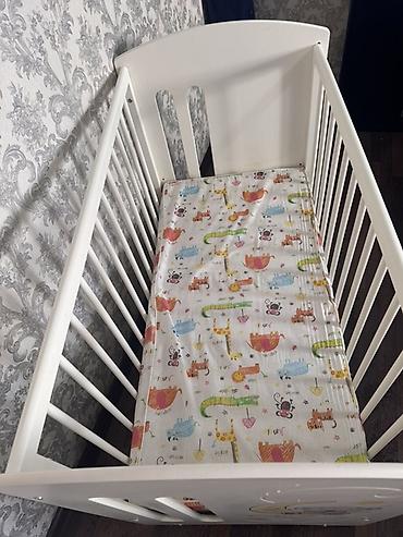 Балдар эмереги: Детская кроватка с бортиками и рисунком «Baby Bear» б/у - — 2