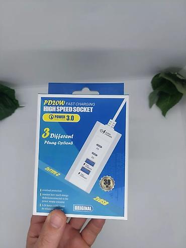 Настольные ПК и комплектующие: Power port 4N1 Endirim 20Yox 15Azn Port orjinal 4 girisli 38wolt pd — 3
