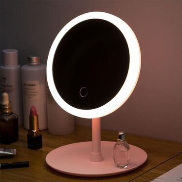 круглые лампы: Настольное косметическое зеркало с подсветкой LED для макияжа