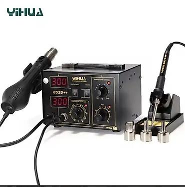 Паяльники: YIHUA 852D++ SMD Rework Stansiyası – lehimləmə və isti hava ilə təmir — 1