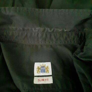 Košulje: Košulja Na duge rukave, XL (EU 54), bоја - Maslinasto zelena, Pamuk — 4