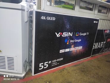 установка антенн: Телевизор yasin 55q90 140 см 55" 4k (google tv) - описание в наличии
