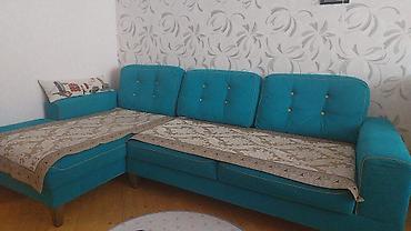 armud puf: Künc divan, İşlənmiş, Açılan, Parça — 1