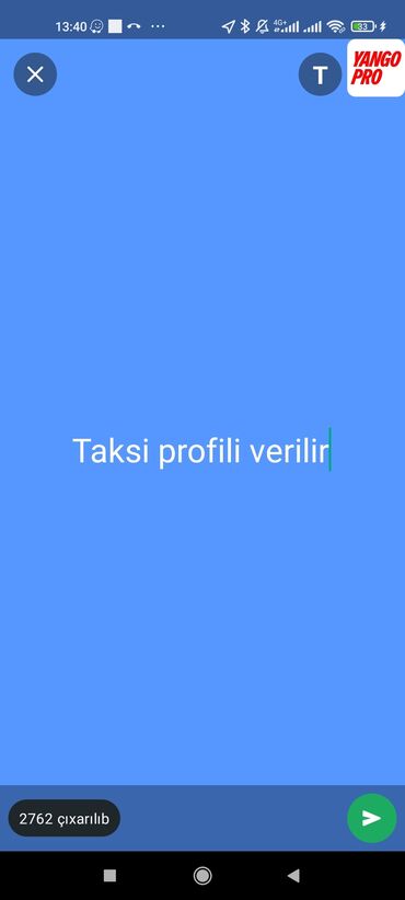 Yük maşını sürücüləri: Taksi sürücüsü tələb olunur, Şəxsi nəqliyyat vasitəsi ilə, Gündəlik ödəniş