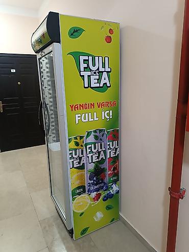 Soyuducu avadanlığı: Reklam vitrinli soyuducu – Full Ice Tea brendli dizayn - Şüşə qapılı — 2