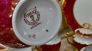 antik servis: Çay dəsti, Farfor, 6 nəfərlik, Çexiya — 5