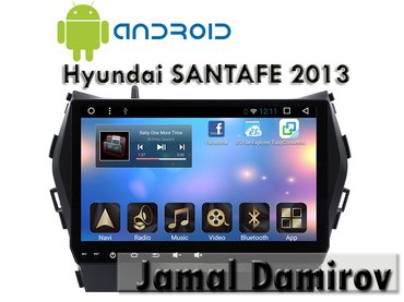 elantra 2012 android: Hyundai santafe 2013 üçün androİd dvd-monitor. Androİd dvd-монитор для — 1