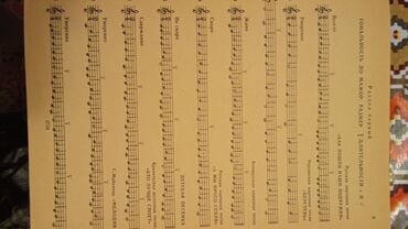 Digər musiqi alətləri: Sovet dövründən qalma gitara simləri. Гитарные струны — 6