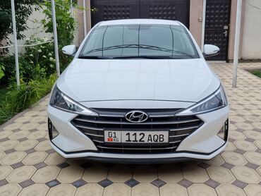 белый hyundai: Hyundai Avante: 2019 г., 1.6 л, Автомат, Газ, Седан