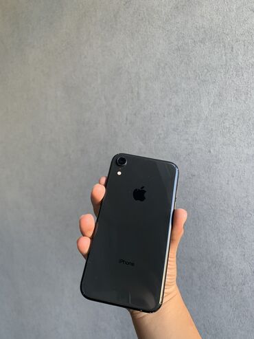 купить iphone xr в бишкеке: IPhone Xr, Колдонулган, 128 ГБ, Кара, Коргоочу айнек, 80 %