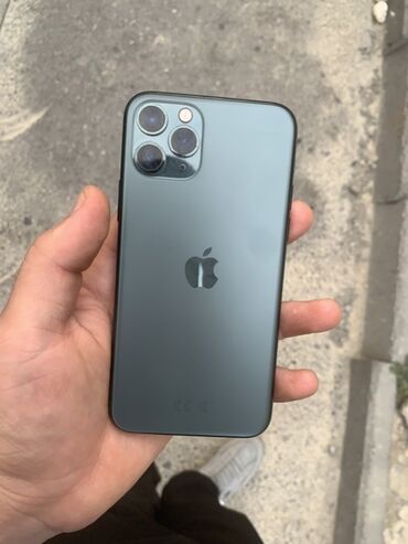 en ucuz iphone 11 pro max: IPhone 11 Pro, Matte Midnight Green, Face ID