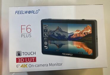 видио регистраторы: FEELWORLD F6 PLUS — 6-дюймовый сенсорный on‑camera монитор для