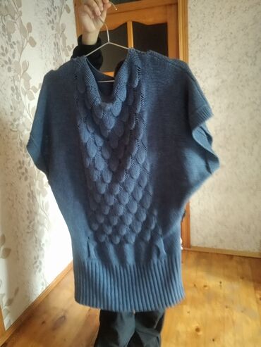 geyinilmiş paltarlar: Jilet M (EU 38), rəng - Mavi
