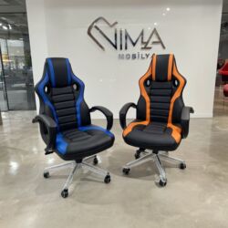 Ofis və oyun kresloları: Yeni, Təkərli, Qolları tənzimlənir, Dəri — 3