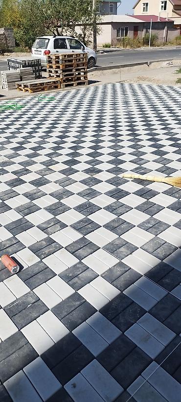 Кладка: Укладка брусчатка, тротуарная плитка, бордюры, лотки. Замеры, доставка at lalafo.kg — 2 Кладка: Укладка брусчатка, тротуарная плитка, бордюры, лотки. Замеры, доставка — 2