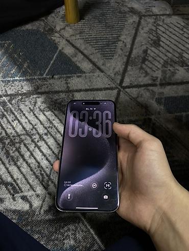 Apple iPhone: IPhone 15 Pro Max, Б/у, 256 ГБ, Natural Titanium, 86 % — 2