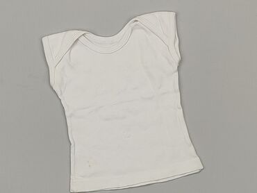 biala koszula dluzszy tyl: Koszulka, 0-3 m, stan - Dobry