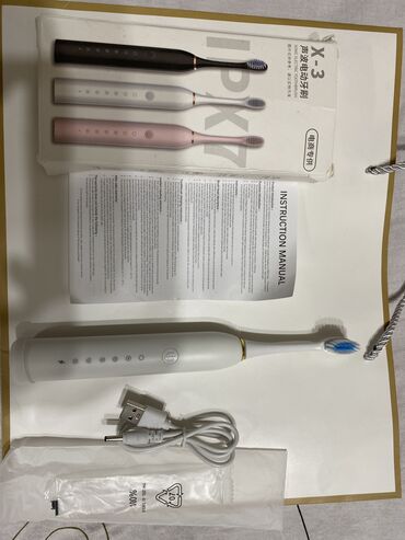 Электрические зубные щетки: Электрическая зубная щетка Ves Electric Ультразвуковая, Новый