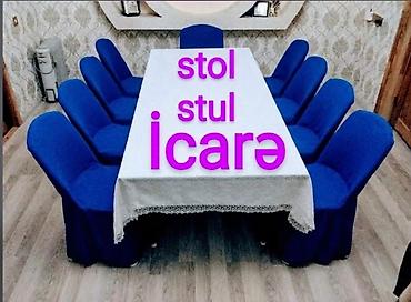 parca stul: İCARƏ - masa və oturacaq kirayəsi — 1