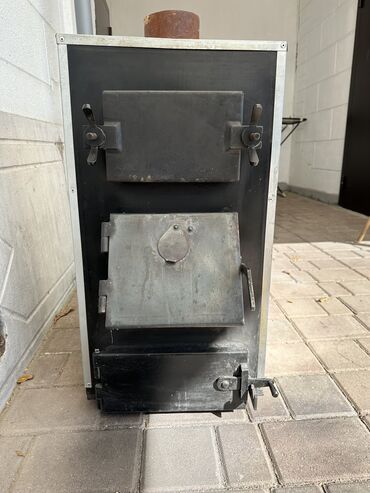 Твердотопливные котлы: Твердотопливный котёл Б/у, Тип управления: Механический — 9