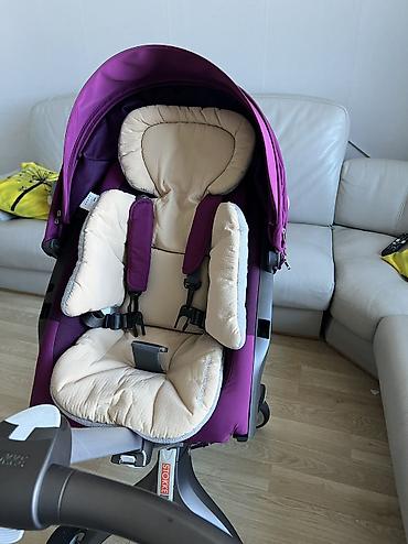 стокки коляска: Коляска, Stokke, цвет - Фиолетовый, Б/у, Самовывоз, Платная доставка — 7