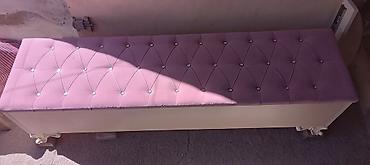 mebel sandiqlar: Qapaqlı oturacaqlı sandıq - Material: MDF korpus, üzəri yumşaq — 2