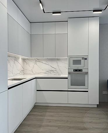 Кухонные гарнитуры: Кухонные гарнитуры в современном минималистичном стиле. - Планировки — 7