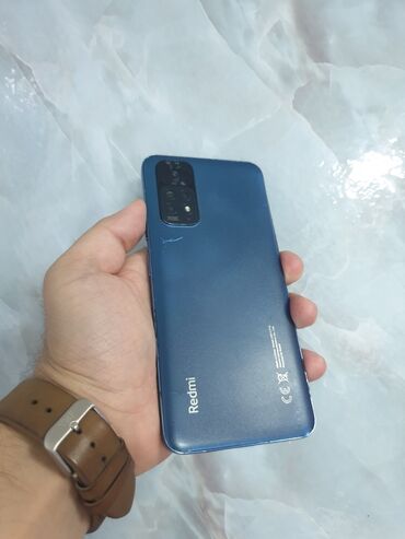 xiaomi poco x3 nfc: Redmi Note 11, 64 GB, rəng - Göy, Zəmanət, Barmaq izi, İki sim kartlı
