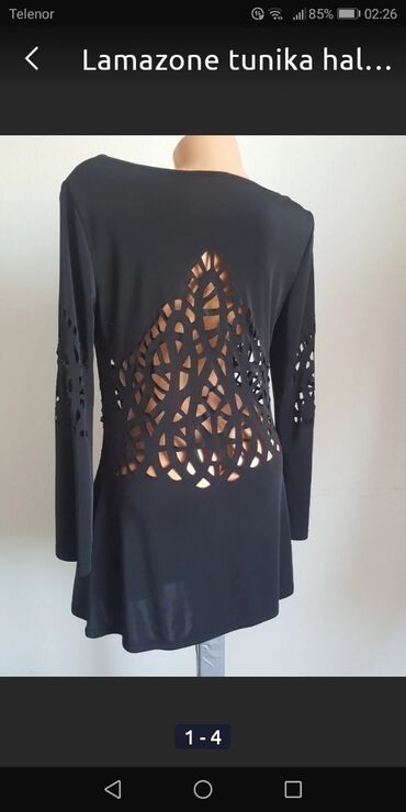 čipkane haljine: M (EU 38), L (EU 40), color - Black, Cocktail